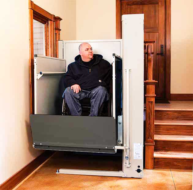 vpl - vertical platform porchlift in San Francisco CA ADA business commercial installation